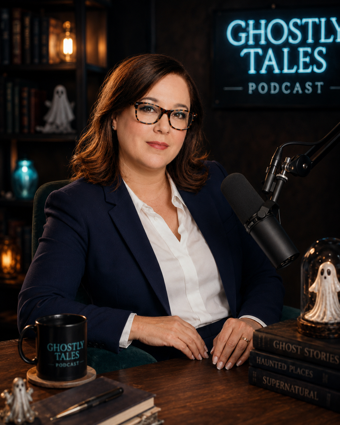 Nonny Mendoza, host and creator of the Ghostly Tales Show
